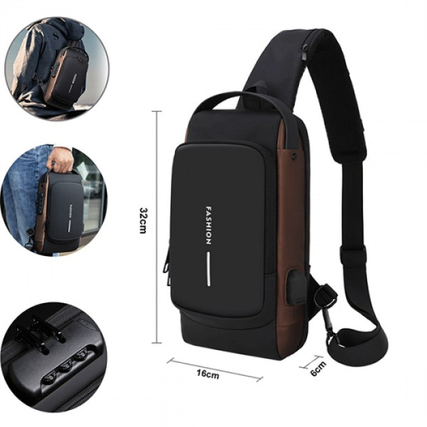 Original Men Anti-Theft Waterproof Crossbody Bag image 1