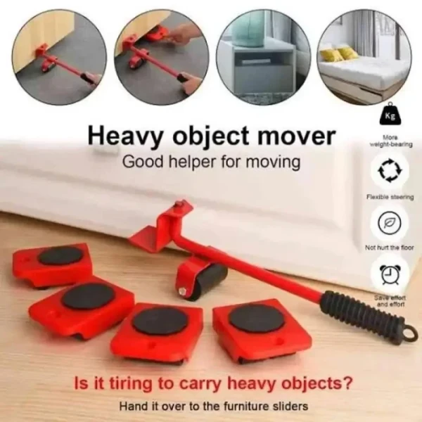 Furniture Easy Moving Tool Set, Heavy Furniture Moving & Lifting System image 3
